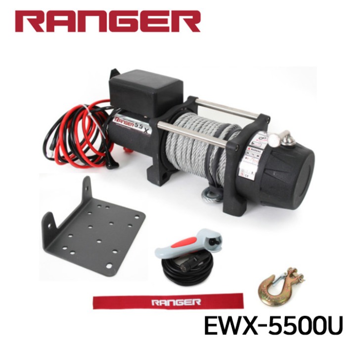 런바 레인져 RANGER 5.5X 차량용 DC윈치(12V용/2,495kg) EWX-5500U