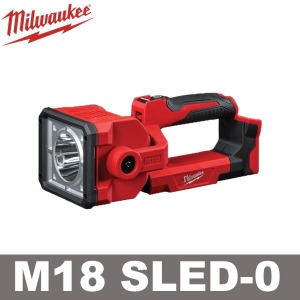 밀워키 M18 SLED-0 18V LED 서치 라이트 베어툴 콤프월드