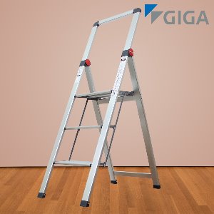 GIGA 115593 3단 기가 프리미엄 접이식 다목적 틈새 알루미늄 사다리