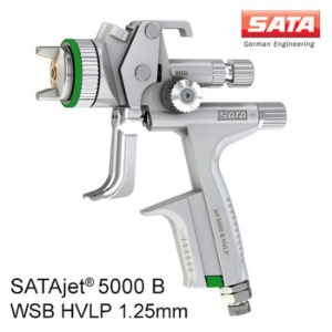 사타 SATAjet® 5000B 아날로그 WSB HVLP 1.25mm 스프레이건(수용성 전용)