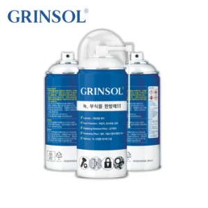 그린솔 GRINSOL 윤활방청제 방청윤활제 녹방지제 녹제거제 방청유 방청제 360ml