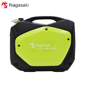 나가사키 2in1 소형 인버터 발전기 가솔린 가스 발전기 NS-2200iD 노점용 캠핑용 야외용 선거용